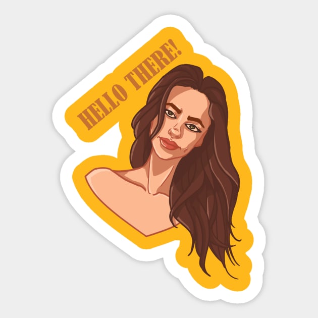 Hello there! Sticker by TayaTeal